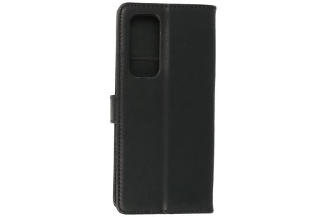 BAOHU Zakelijke Book Case Telefoonhoesje - Portemonnee Hoesje - Geschikt voor Oppo Find X3 Neo & Reno 5 Pro Plus 5G - Zwart