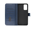 BAOHU Zakelijke Book Case Telefoonhoesje - Portemonnee Hoesje - Geschikt voor Oppo Find X3 Lite & Reno 5 5G - Navy