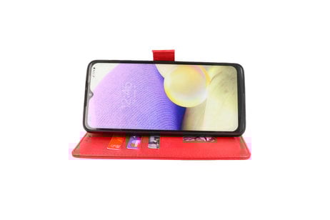 BAOHU Zakelijke Book Case Telefoonhoesje - Portemonnee Hoesje - Geschikt voor Oppo Find X5 Lite - Rood