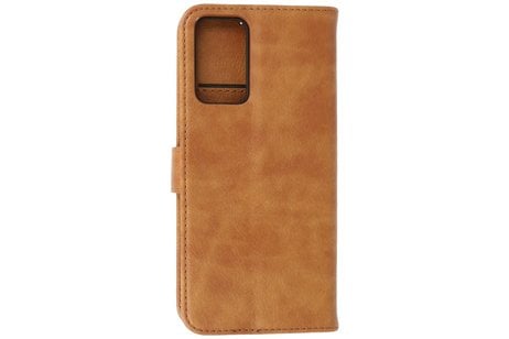 BAOHU Zakelijke Book Case Telefoonhoesje - Portemonnee Hoesje - Geschikt voor Oppo Find X5 Lite - Bruin