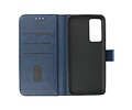 BAOHU Zakelijke Book Case Telefoonhoesje - Portemonnee Hoesje - Geschikt voor Xiaomi 12 - Navy