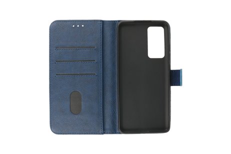 Zakelijke Book Case Telefoonhoesje - Portemonnee Hoesje - Geschikt voor Xiaomi 12 - Navy