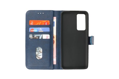 Zakelijke Book Case Telefoonhoesje - Portemonnee Hoesje - Geschikt voor Xiaomi 12 - Navy