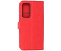 Zakelijke Book Case Telefoonhoesje - Portemonnee Hoesje - Geschikt voor Xiaomi 12 - Rood