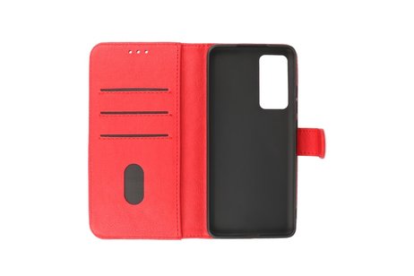 BAOHU Zakelijke Book Case Telefoonhoesje - Portemonnee Hoesje - Geschikt voor Xiaomi 12 - Rood
