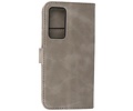 BAOHU Zakelijke Book Case Telefoonhoesje - Portemonnee Hoesje - Geschikt voor Xiaomi 12 - Grijs