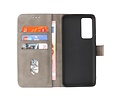 BAOHU Zakelijke Book Case Telefoonhoesje - Portemonnee Hoesje - Geschikt voor Xiaomi 12 - Grijs