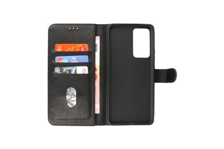 Zakelijke Book Case Telefoonhoesje - Portemonnee Hoesje - Geschikt voor Xiaomi 12 Pro - Zwart