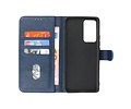 BAOHU Zakelijke Book Case Telefoonhoesje - Portemonnee Hoesje - Geschikt voor Xiaomi 12 Pro - Navy