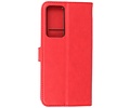 Zakelijke Book Case Telefoonhoesje - Portemonnee Hoesje - Geschikt voor Xiaomi 12 Pro - Rood