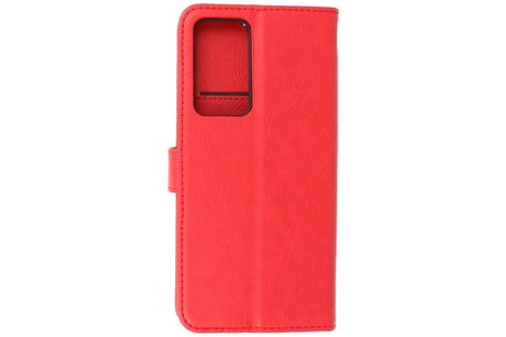 Zakelijke Book Case Telefoonhoesje - Portemonnee Hoesje - Geschikt voor Xiaomi 12 Pro - Rood