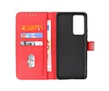 BAOHU Zakelijke Book Case Telefoonhoesje - Portemonnee Hoesje - Geschikt voor Xiaomi 12 Pro - Rood