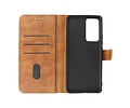 Zakelijke Book Case Telefoonhoesje - Portemonnee Hoesje - Geschikt voor Xiaomi 12 Pro - Bruin