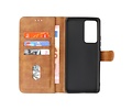 BAOHU Zakelijke Book Case Telefoonhoesje - Portemonnee Hoesje - Geschikt voor Xiaomi 12 Pro - Bruin
