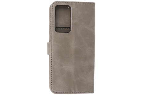 BAOHU Zakelijke Book Case Telefoonhoesje - Portemonnee Hoesje - Geschikt voor Xiaomi 12 Pro - Grijs