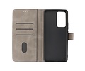 BAOHU Zakelijke Book Case Telefoonhoesje - Portemonnee Hoesje - Geschikt voor Xiaomi 12 Pro - Grijs