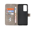 BAOHU Zakelijke Book Case Telefoonhoesje - Portemonnee Hoesje - Geschikt voor Xiaomi 12 Pro - Grijs