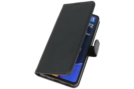 BAOHU Hoesje Geschikt voor Samsung Galaxy A72 / A72 5G - Kaarthouder Book Case Telefoonhoesje - Zwart