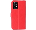 Samsung Galaxy A72 & Galaxy A72 5G Hoesje Kaarthouder Book Case Telefoonhoesje Rood