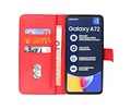 BAOHU Hoesje Geschikt voor Samsung Galaxy A72 / A72 5G - Kaarthouder Book Case Telefoonhoesje - Rood