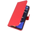 BAOHU Hoesje Geschikt voor Samsung Galaxy A72 / A72 5G - Kaarthouder Book Case Telefoonhoesje - Rood