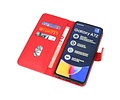 Samsung Galaxy A72 & Galaxy A72 5G Hoesje Kaarthouder Book Case Telefoonhoesje Rood