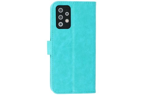 Samsung Galaxy A72 & Galaxy A72 5G Hoesje Kaarthouder Book Case Telefoonhoesje Groen