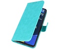 Samsung Galaxy A72 & Galaxy A72 5G Hoesje Kaarthouder Book Case Telefoonhoesje Groen