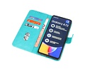 BAOHU Hoesje Geschikt voor Samsung Galaxy A72 / A72 5G - Kaarthouder Book Case Telefoonhoesje - Groen