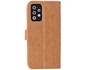 Samsung Galaxy A72 & Galaxy A72 5G Hoesje Kaarthouder Book Case Telefoonhoesje Bruin