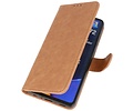 Samsung Galaxy A72 & Galaxy A72 5G Hoesje Kaarthouder Book Case Telefoonhoesje Bruin