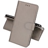 Samsung Galaxy A72 & Galaxy A72 5G Hoesje Kaarthouder Book Case Telefoonhoesje Grijs