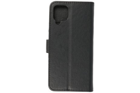 Samsung Galaxy A12 Hoesje Kaarthouder Book Case Telefoonhoesje Zwart