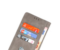 Samsung Galaxy A12 Hoesje Kaarthouder Book Case Telefoonhoesje Grijs