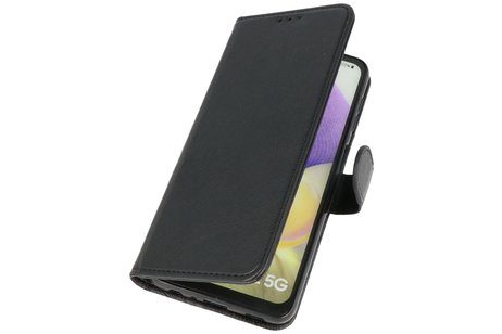 BAOHU Hoesje Geschikt voor Samsung Galaxy A32 5G - Kaarthouder Book Case Telefoonhoesje - Zwart