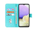 BAOHU Hoesje Geschikt voor Samsung Galaxy A32 5G - Kaarthouder Book Case Telefoonhoesje - Groen