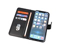 BAOHU Hoesje Geschikt voor iPhone 12 Pro Max - Kaarthouder Book Case Telefoonhoesje - Zwart