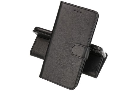 Hoesje Geschikt voor Samsung Galaxy A02s - Kaarthouder Book Case Telefoonhoesje - Zwart
