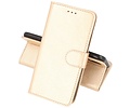 BAOHU Hoesje Geschikt voor de Samsung Galaxy Note 10 - Kaarthouder Book Case Telefoonhoesje - Goud