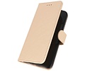 BAOHU Hoesje Geschikt voor de Samsung Galaxy Note 10 - Kaarthouder Book Case Telefoonhoesje - Goud