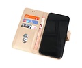 BAOHU Hoesje Geschikt voor de Samsung Galaxy Note 10 - Kaarthouder Book Case Telefoonhoesje - Goud