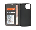 iPhone 13 Pro Magnetisch  Folio Book Case Hoesje Zwart