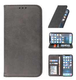 iPhone 13 Pro Magnetisch  Folio Book Case Hoesje Zwart