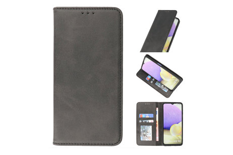 Folio Book Case - Hoesje Samsung A32 5G - Telefoonhoesje voor Samsung Galaxy A32 5G - Zwart