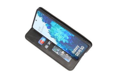 BAOHU Folio Book Case Hoesje - Telefoonhoesje - Hoesje Geschikt voor Samsung Galaxy S20 FE - Zwart