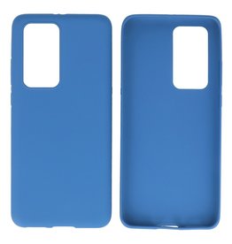 BAOHU BackCover Hoesje Color Telefoonhoesje Huawei P40 Pro Navy