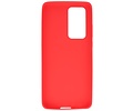 BackCover Hoesje Color Telefoonhoesje voor Huawei P40 Pro Rood