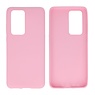 BAOHU BackCover Hoesje Color Telefoonhoesje Huawei P40 Pro Roze