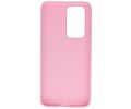 BAOHU Hoesje Geschikt voor de Huawei P40 Pro - Backcover Color Telefoonhoesje - Roze