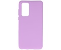 BAOHU Hoesje Geschikt voor de Huawei P40 - Backcover Color Telefoonhoesje - Paars